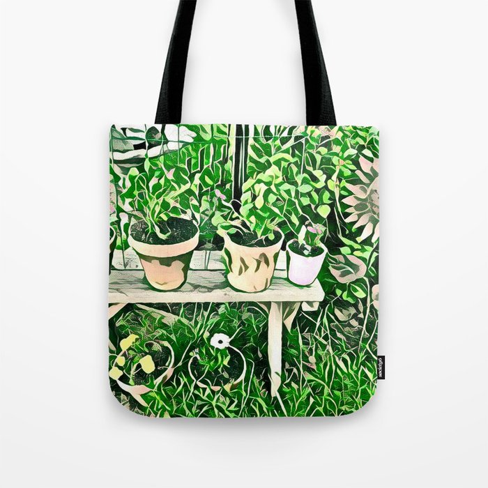 Greenery No3 backyard garden art and home decor Tote Bag