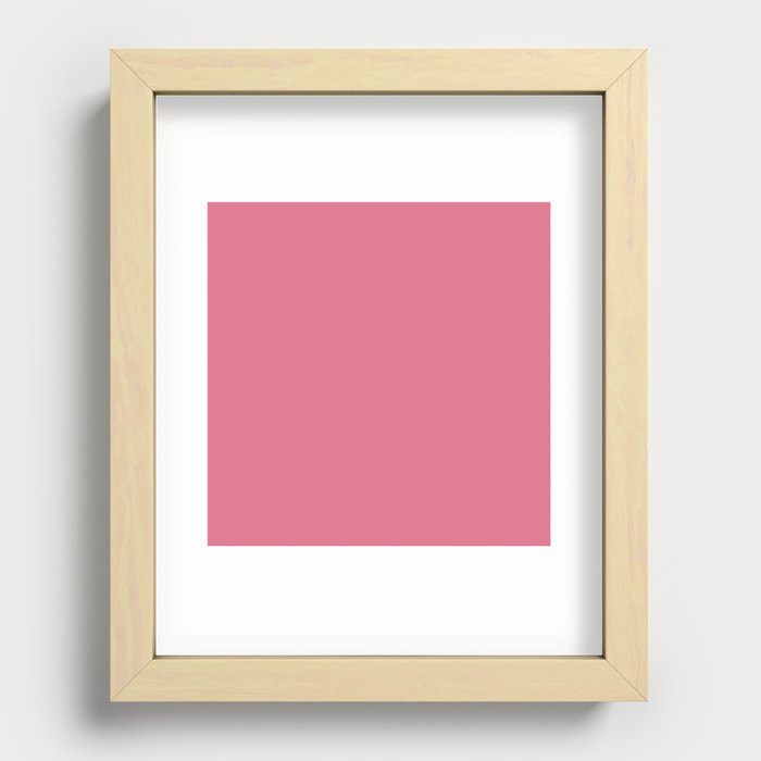 Raspberry Mousse Recessed Framed Print