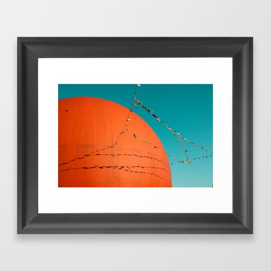 Grand Orange Framed Art Print