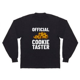 Chocolate Chip Cookie Recipe Dough Almond Long Sleeve T-shirt