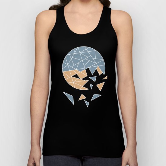 DISASTER (abstract geometric) Unisex Tank Top