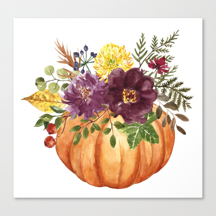 Watercolor Pumpkin - Studio Vino Paint & Sip