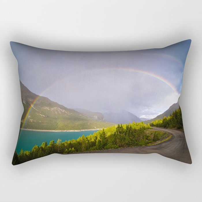 Mountains and lakes Rectangular Pillow