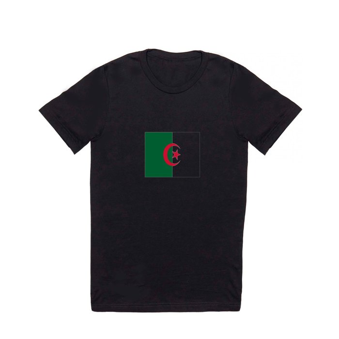 Flag of algeria -algerian,algiers,camus,chaabi,oran,constantine,Annaba. T Shirt