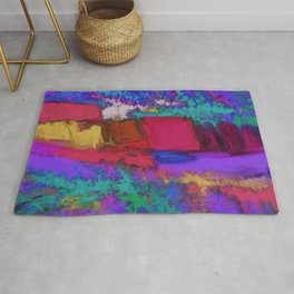 Broken pathway Rug