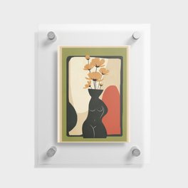 Modern Abstract Woman Body Vase 4 Floating Acrylic Print
