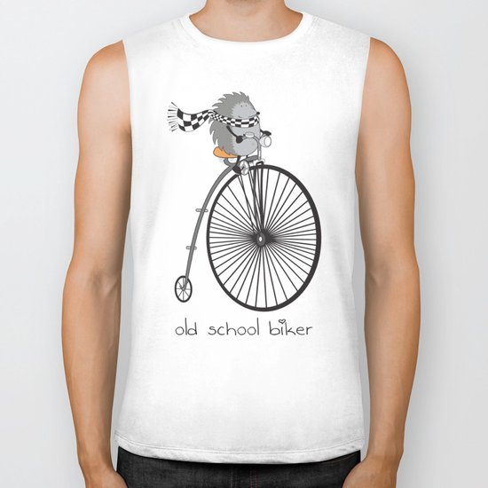 old school biker Biker Tank