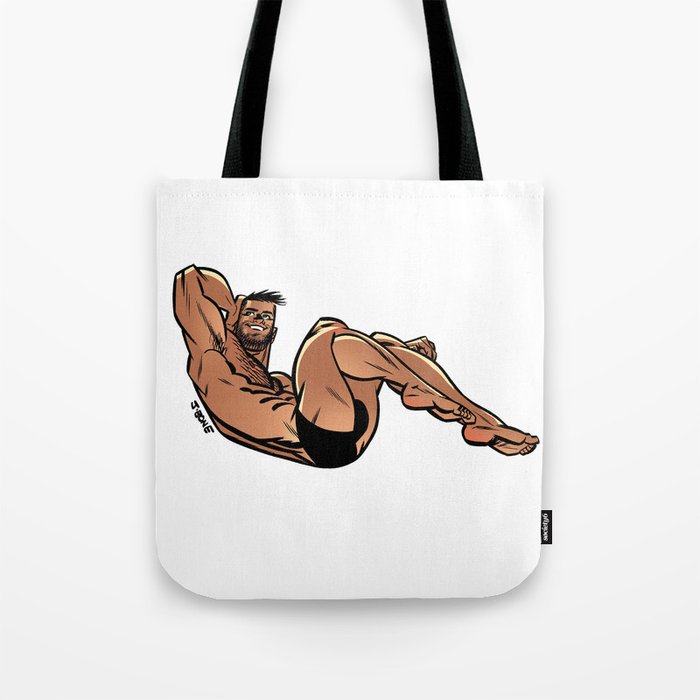 Beefy Guy In Underwear Tote Bag By Jbone