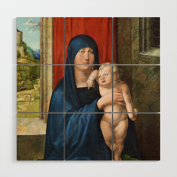 Madonna and Child, 1496-1499 by Albrecht Durer Wood Wall Art