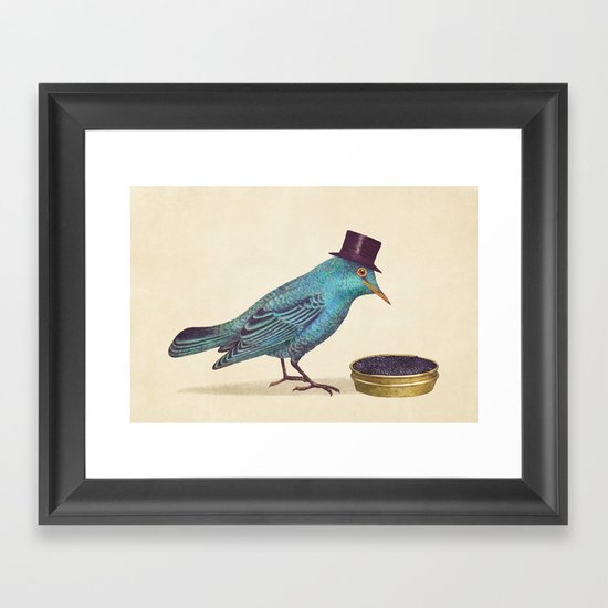 Gentlebirds Prefer Caviar Framed Art Print