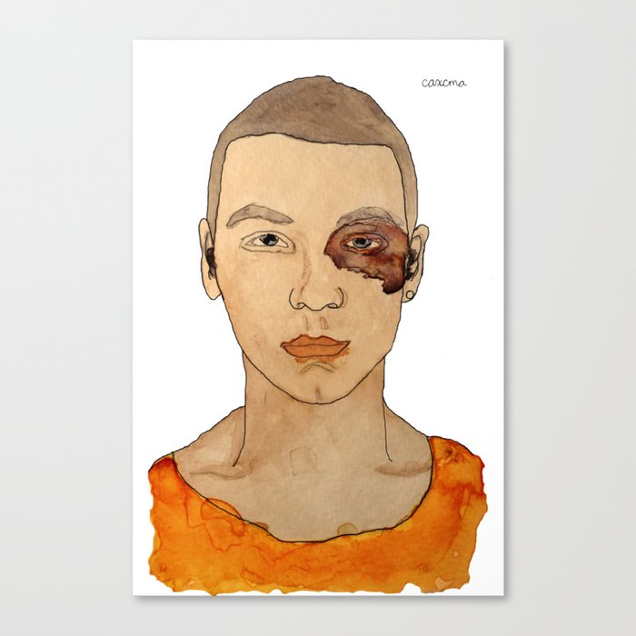 Bruised Thug Canvas Print