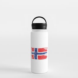 Kongsfjord 2022 - Angel Tour nach Norwegen mit Flagge Water Bottle