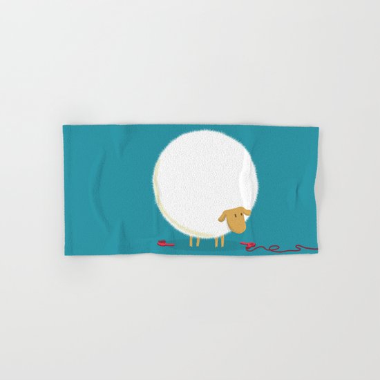 Fluffy Sheep Hand & Bath Towel