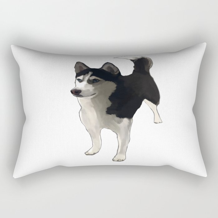 Husky Rectangular Pillow by kjhart | Society6