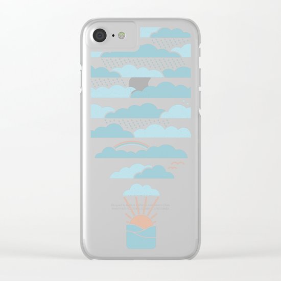Weather Balloon Clear iPhone Case