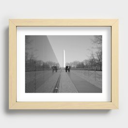 Vietnam Memorial Recessed Framed Print