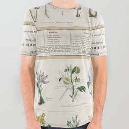 Poisonous Mushrooms, Irritating Poisons All Over Graphic Tee