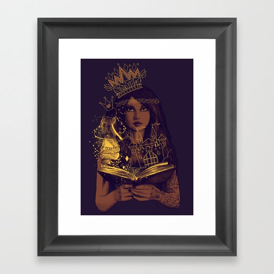 THE BELIEF OF CHILDHOOD Framed Art Print