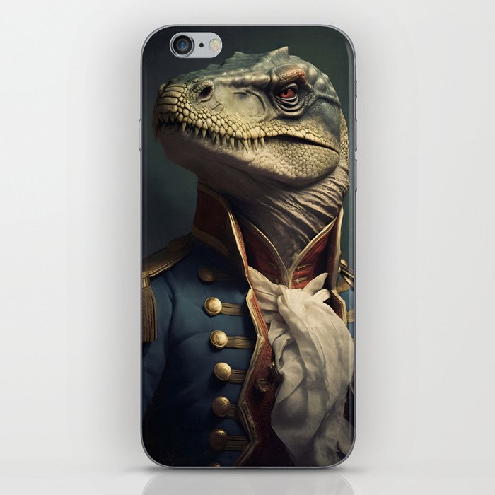Renaissance Admiral Raptor Portrait iPhone Skin