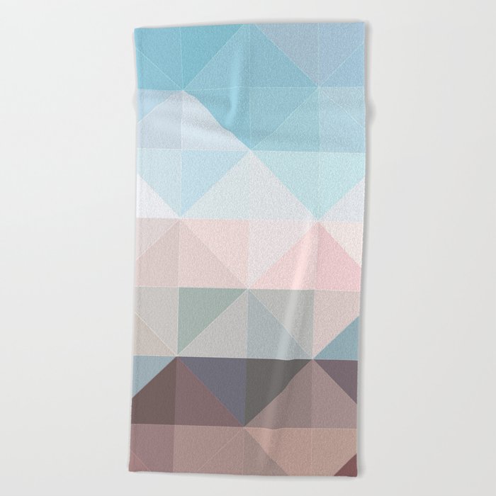 Apex geometric Beach Towel