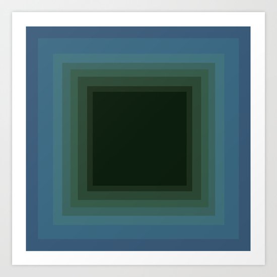 allez profondément Art Print