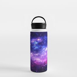 Purple Blue Galaxy Nebula Water Bottle