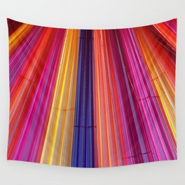 Colorful Tubes Wall Tapestry