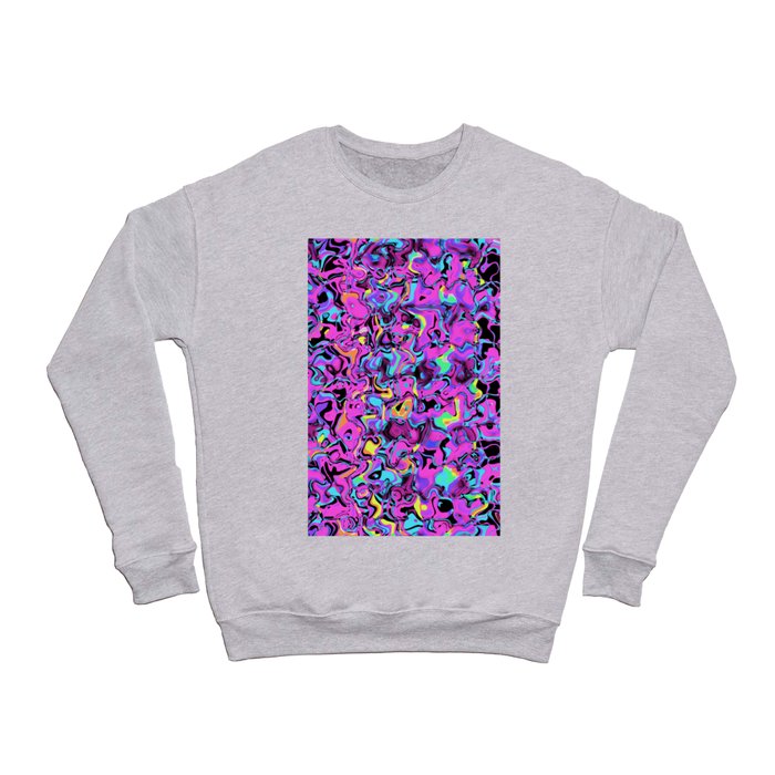 Funky liquid shapes Crewneck Sweatshirt