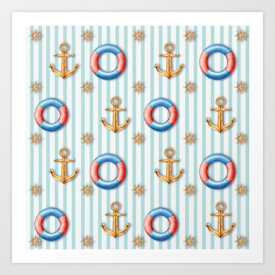 sea day Art Print