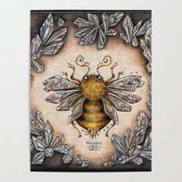 Crystal bumblebee Poster