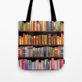 Book Lovers Gifts, Antique bookshelf Tote Bag