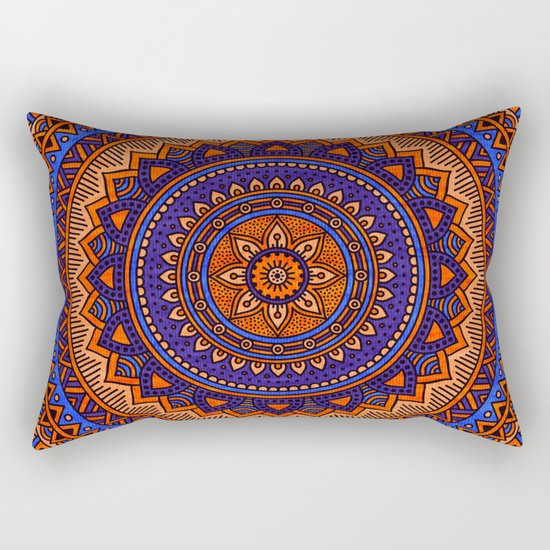 Hippie mandala 41 Rectangular Pillow