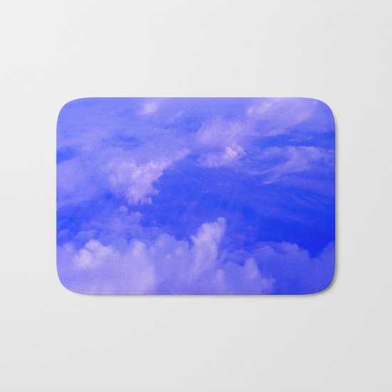 Aerial Blue Hues III Bath Mat