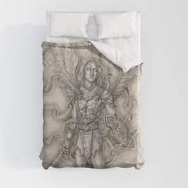 Michael: The Right Hand of God Duvet Cover