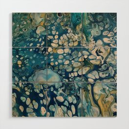 Underwater Abstract Fantasy Wood Wall Art