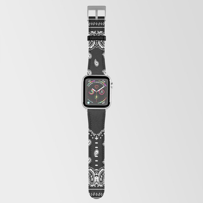 Bandana Black & White Apple Watch Band