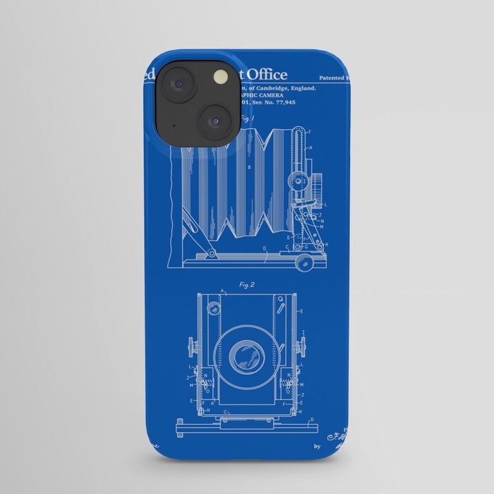Camera Patent 1902 - Blueprint iPhone Case