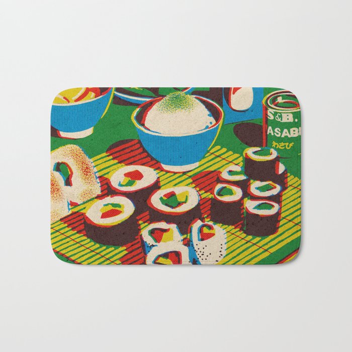 Japanese Sushi Bath Mat