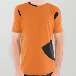 Number 3 (Black & Orange) All Over Graphic Tee