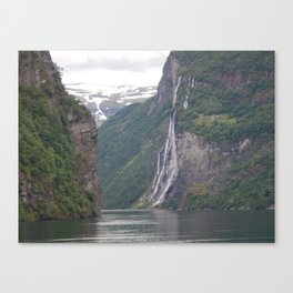 Norway fjord Canvas Print