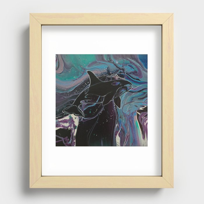 Orca Recessed Framed Print