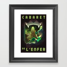 Cabaret de L'Enfer Framed Art Print