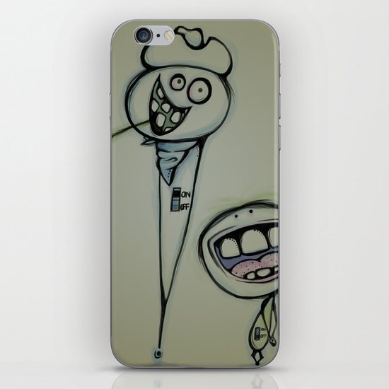 Us and Them iPhone Skin