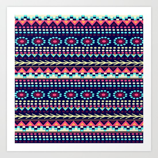 AIYANA PATTERN Art Print