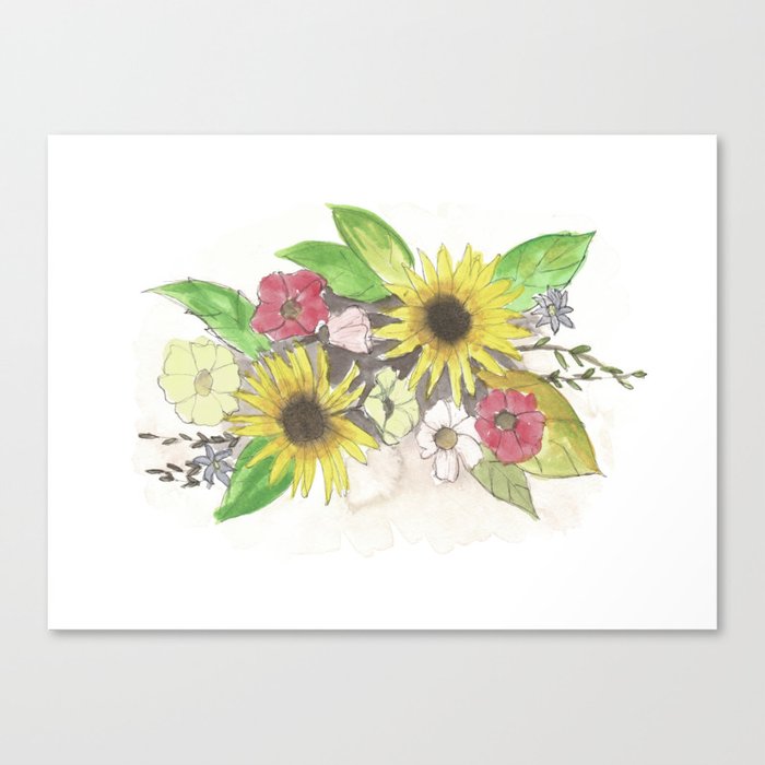 Flowers I Canvas Print