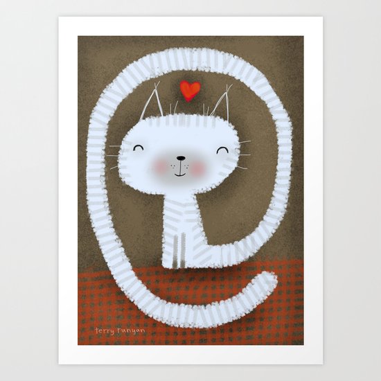LONG OF TAIL Art Print
