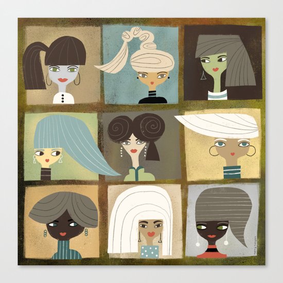 GIRLS Canvas Print