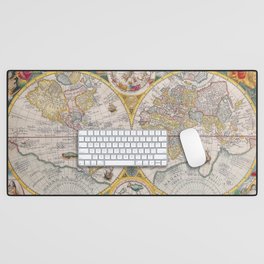 Antique map Desk Mat