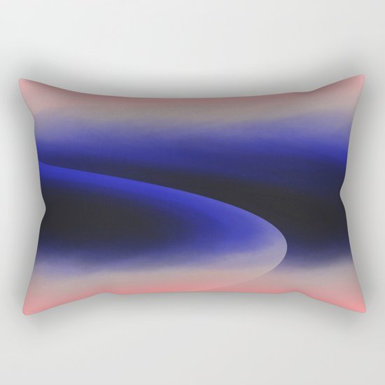 Pink abstract Rectangular Pillow