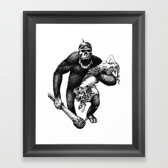 Mad Brute Framed Art Print